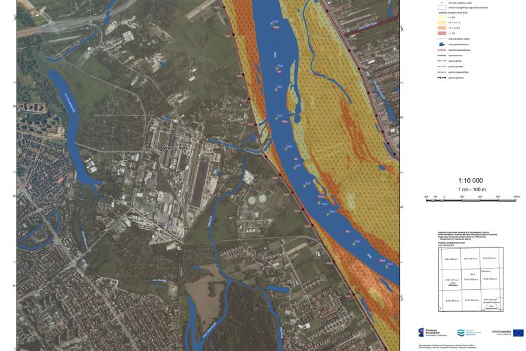 Flood On The Maps National Hydrological Protection Center Poland   Mapa 1 